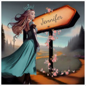 Magische Fairytale Wasserfarbe Vinyl Stickers Aufkleber