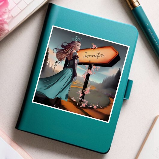 Magische Fairytale Wasserfarbe Vinyl Stickers Aufkleber