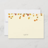 Magische Fall-Response-Karte Einladung (Rückseite)