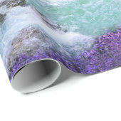 Magische Fantasie Einhorn Drachenlandschaft Geschenkpapier (Rolleneckpunkt)