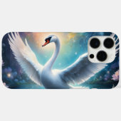 Magische Fantasie schwan Mitternachtssee Seelliken Case-Mate iPhone Hülle (Rückseite (Horizontal))
