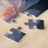 Magische Fantasie schwan Mitternachtssee Seelliken Puzzle (Seite)