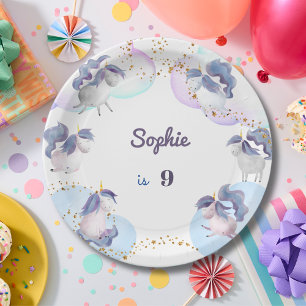 Magische Fantasie vereint Kindergeburtstag Pappteller
