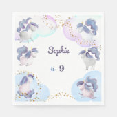 Magische Fantasie vereint Kindergeburtstag Serviette (Vorderseite)