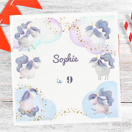 Magische Fantasie vereint Kindergeburtstag Serviette