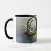 Magische Fantasiebraut - verzauberte Natur Tasse (Links)