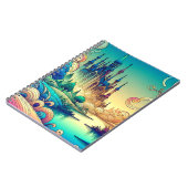 Magische Fantasy Castle Scene-Notebook Notizblock (Linke Seite)