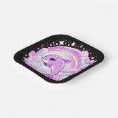 Magische Fantasy Dolphin Baby Dusche Pappteller (Gewinkelt)