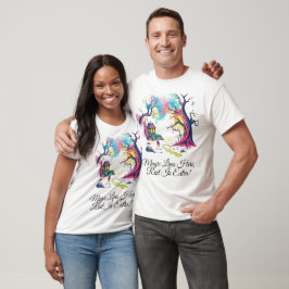 Magische Fantasy Forest Szene T-Shirt