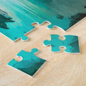 Magische Fantasy Landschaft Art Jigsaw Puzzle (Seite)