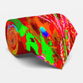 Magische Farben Blühen Pop Kunst, Dichtung und Mus Krawatte (Gerollt)