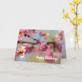 Magische Farben des Sakura Gartens im Frühjahr Karte (Gelbe Blume)