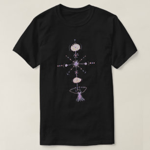 Magische farbenfrohe abstrakte Stammes-Tattoo-Kuns T-Shirt