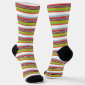 Magische, farbenfrohe Streifen Socken (Gewinkelt)