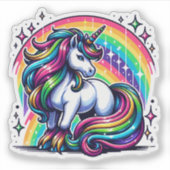 Magische Farbenspiel-Glitzern Aufkleber (Vorderseite)