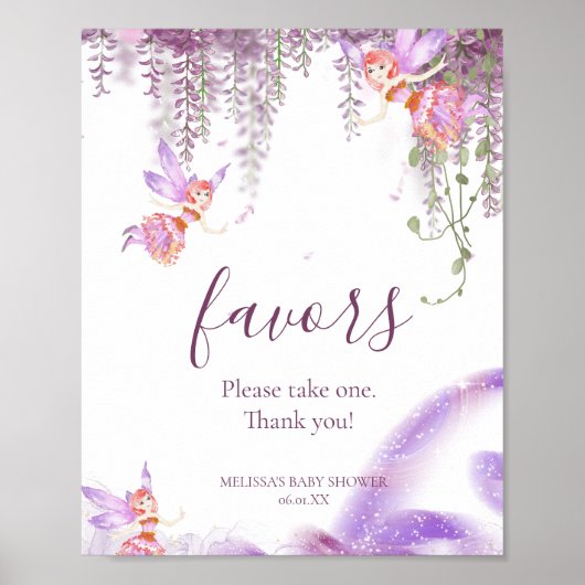 Magische Fee liebt das Zeichen. Nehmen Sie bitte e Poster (Vorne)