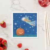 Magische Fee und Jack O'Lantern Halloween-Party Serviette (Beispiel)