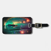 Magische Fee verzauberter Forest Fantasy Pixie Sta Gepäckanhänger (Vorderseite horizontal)