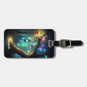 Magische Fee verzauberter Forest Fantasy Pixie Sta Gepäckanhänger (Vorderseite horizontal)