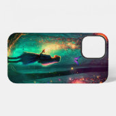 Magische Fee verzauberter Forest Fantasy Pixie Sta iPhone Hülle (Rückseite (Horizontal))