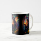 Magische Fee verzauberter Forest Fantasy Pixie Sta Kaffeetasse (VorderseiteRechts)