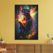 Magische Fee verzauberter Forest Fantasy Pixie Sta Leinwanddruck (Insitu (Wohnzimmer))