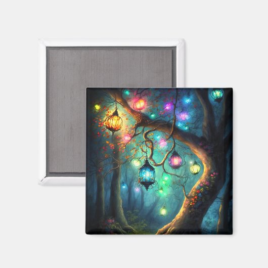 Magische Fee verzauberter Forest Fantasy Pixie Sta Magnet (Vorderseite/Rückseite)