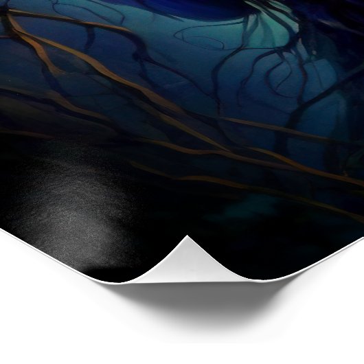 Magische Fee verzauberter Forest Fantasy Pixie Sta Poster (Ecke)