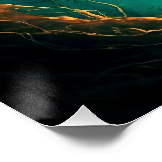 Magische Fee verzauberter Forest Fantasy Pixie Sta Poster (Ecke)