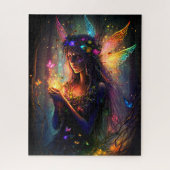 Magische Fee verzauberter Forest Fantasy Pixie Sta Puzzle (Vertikal)