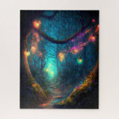 Magische Fee verzauberter Forest Fantasy Pixie Sta Puzzle (Vertikal)