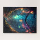 Magische Fee verzauberter Forest Fantasy Pixie Sta Puzzle (Horizontal)