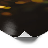 Magische Fee verzauberter Wald Herbst-Pixel Poster (Ecke)