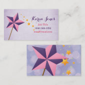 Magische Fee Visitenkarte (Vorne/Hinten)