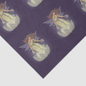 Magische feenhafte weiße seidenpapier (Ausschnitt)