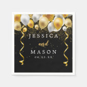 Magische Feier Hochzeitscocktail Napkins Serviette (Vorderseite)