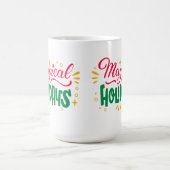 Magische Feiertage Kaffeetasse (Mittel)