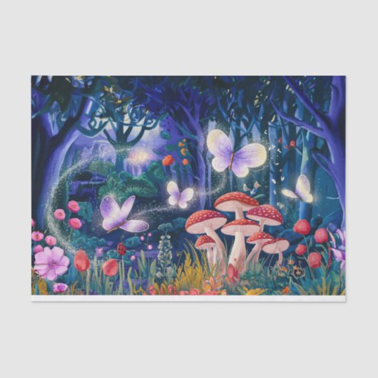 Magische Flügel Butterfly Woodland, Seidenpapier (Vorderseite)