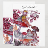 MAGISCHE FOLLETT DER MUSHÖME EINLADUNG (Vorne/Hinten)