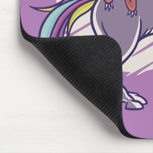 Magische Freunde | Einhorn, Alpaca, Kitten, Sloth Mousepad (Ecke)