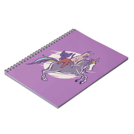 Magische Freunde | Einhorn, Alpaca, Kitten, Sloth Notizblock (Linke Seite)