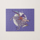 Magische Freunde | Einhorn, Alpaca, Kitten, Sloth Puzzle (Horizontal)