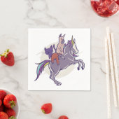 Magische Freunde | Einhorn, Alpaca, Kitten, Sloth Serviette (Beispiel)