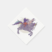 Magische Freunde | Einhorn, Alpaca, Kitten, Sloth Serviette (Ecke)
