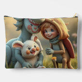 „Magische Freunde im Blütenland“ Zubehörtasche (Rückseite)