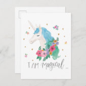 Magische Freunde IV | Ich bin magisch Postkarte (Vorne/Hinten)