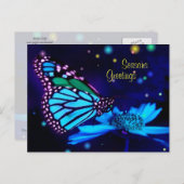 Magische Frohe Festtage Postkarte (Vorne/Hinten)