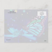 Magische Frohe Festtage Postkarte (Rückseite)