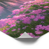 Magische Frühlingslandschaft Poster (Ecke)