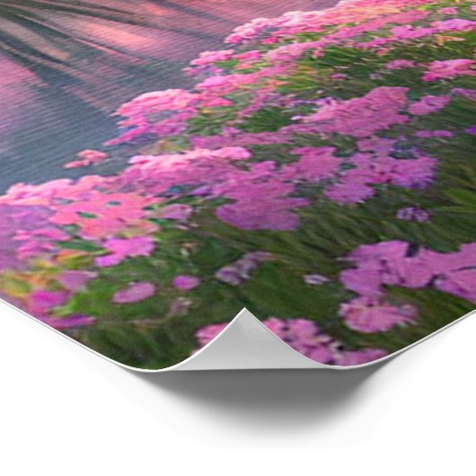 Magische Frühlingslandschaft Poster (Ecke)